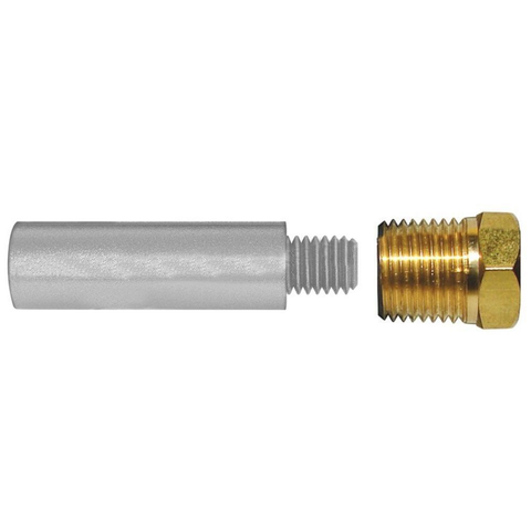 TECNOSEAL E1 PENCIL ZINC W/ BRASS CAP 2" X 1/2" DIA