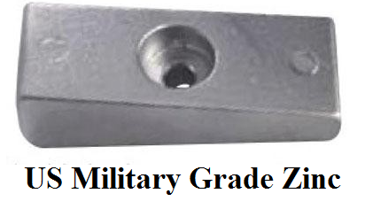 Mercury Wedge Block Zinc Anode 826134