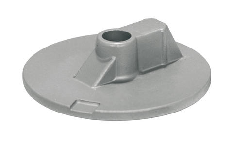 Mercruiser Bravo Skeg Trim Plate 76214-4 Mercruiser Flat Trim Tab  Zinc Anode, No Threads