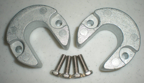 Mercruiser Alpha Trim Cylinder Zinc Anode Kit Military Grade Zinc