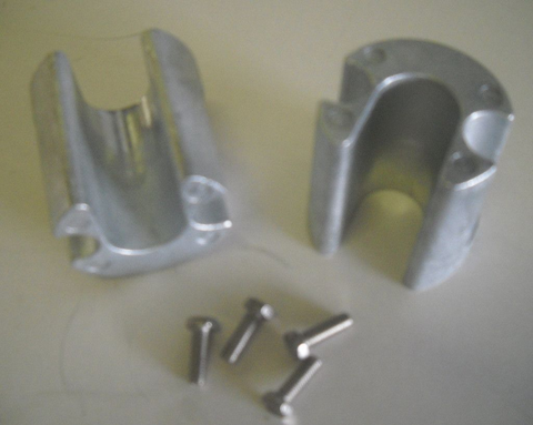 Mercruiser Bravo Trim Ram Zinc Anode Kit Military Grade Zinc