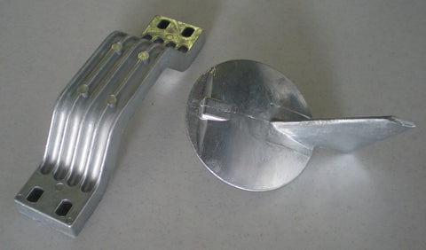 Yamaha 150-200HP Zinc Anode Kit  Left Hand Rotation.