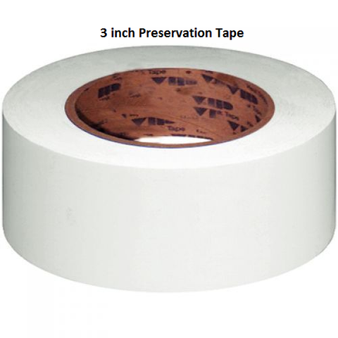 Preservation Shrink Wrap Tape 3 Inch X 108 Feet For Protecting The Hull