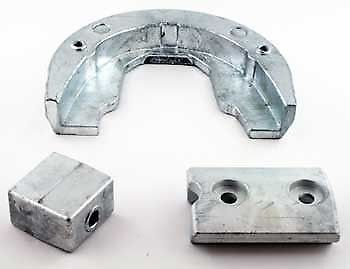 OMC Stringer Zinc Anode Kit Military Grade Zinc