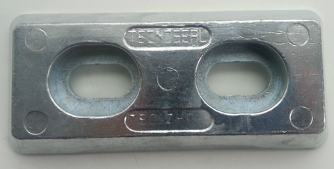 ZHC-3 Zinc Anode Hull Plate